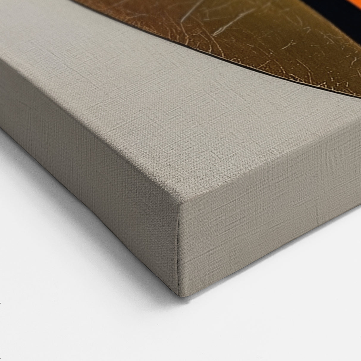 Modern Geometric Art Prints - Vibrant Abstract Shapes with Gold Accents