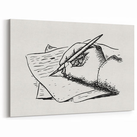 Expressionist Art - Writing Hand by Leo Gestel Wall Décor