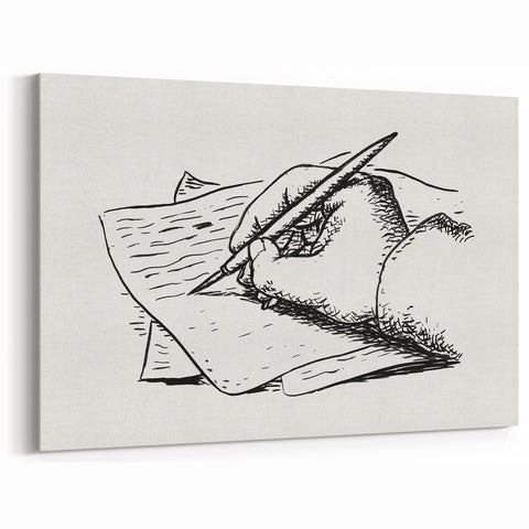 Expressionist Art - Writing Hand by Leo Gestel Wall Décor