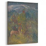 Expressionism Wall Art - Hunter with Two Dogs by Arnold Peter Weisz
