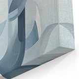 Modern Geometric Art Prints - Abstract Geometric Wall Art in Cool Tones