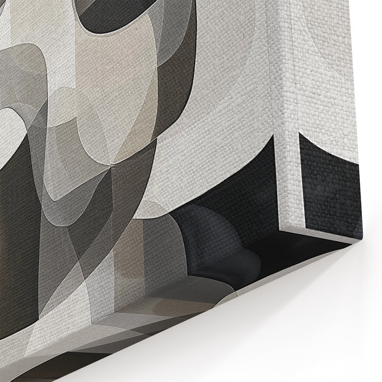 Geometric Abstract Wall Art - Contemporary Geometric Patterns in Black