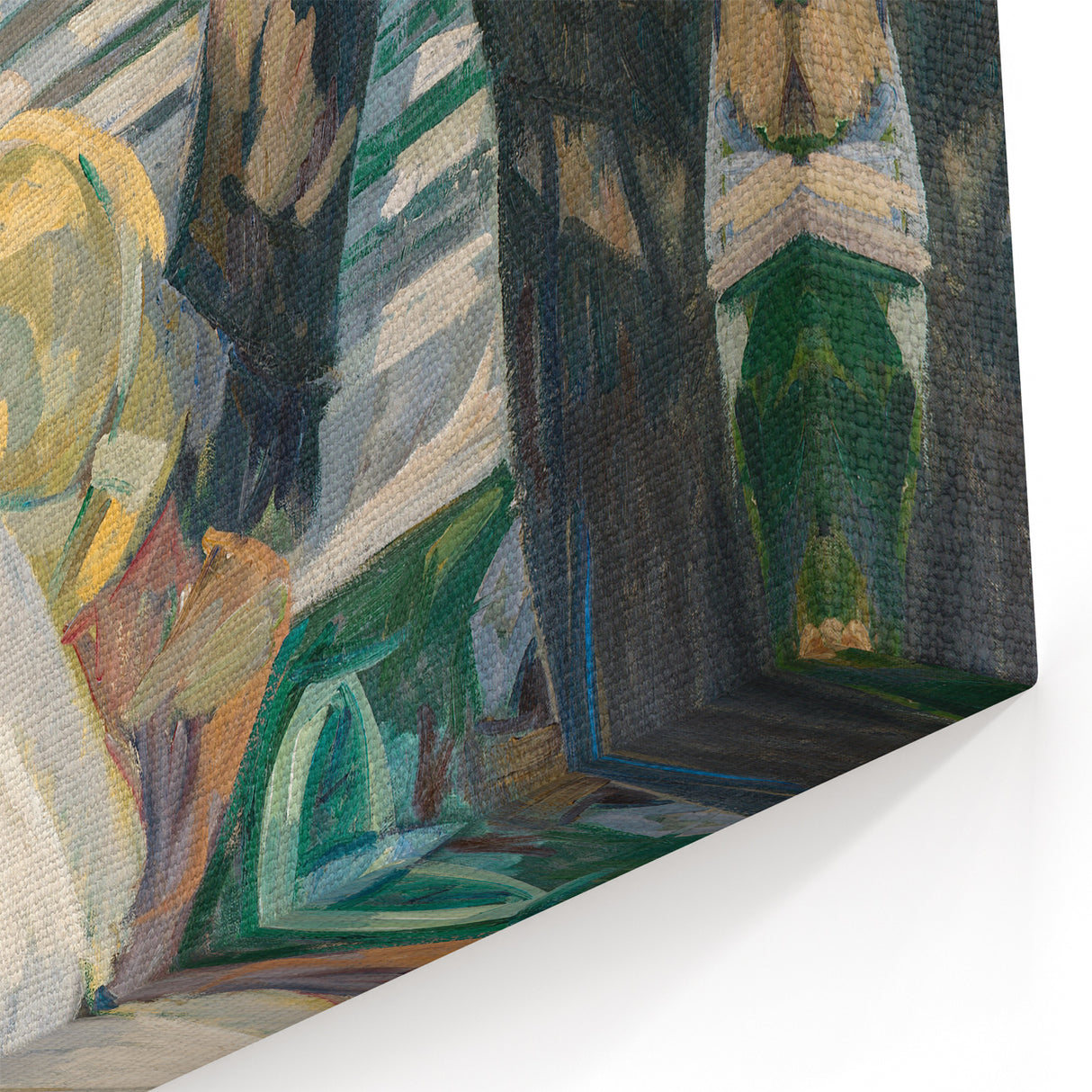 Expressionism Wall Art - In the Priest's Garden by Edvard Weie