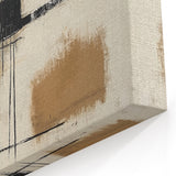 Abstract Geometric Paintings - Modern Minimalist Wall Art in Neutral Tones