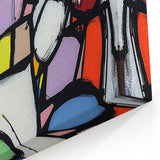 Geometric Art Decor - Vibrant Abstract Wall Art with Bold Shapes