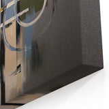 Contemporary Abstract Canvas - Geometric Wall Art in Neutral Tones