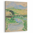 Expressionist Landscape Art on Canvas - Modern Expressionism Wall Decor