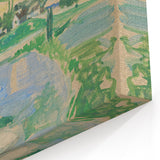 Expressionist Landscape Art on Canvas - Modern Expressionism Wall Decor