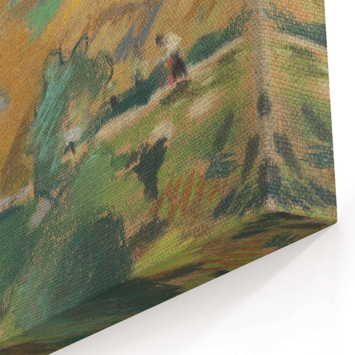 Abstract Expressionist Landscape - Vibrant Expressionism Wall Decor