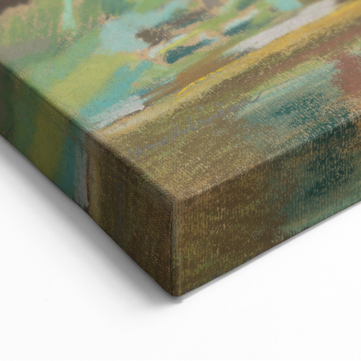 Abstract Expressionist Landscape - Vibrant Expressionism Wall Decor