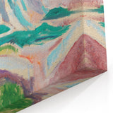 Edvard Munch's Expressionist Landscape - Abstract Wall Art Decor
