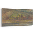 Expressionist River Landscape - Vibrant Decorative Wall Art