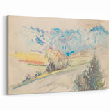 Light Expressionist Landscape - Abstract Watercolor Wall Art Decor
