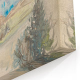 Light Expressionist Landscape - Abstract Watercolor Wall Art Decor