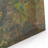 Expressionist Forest Scene - Vibrant Little Houses Wall Art