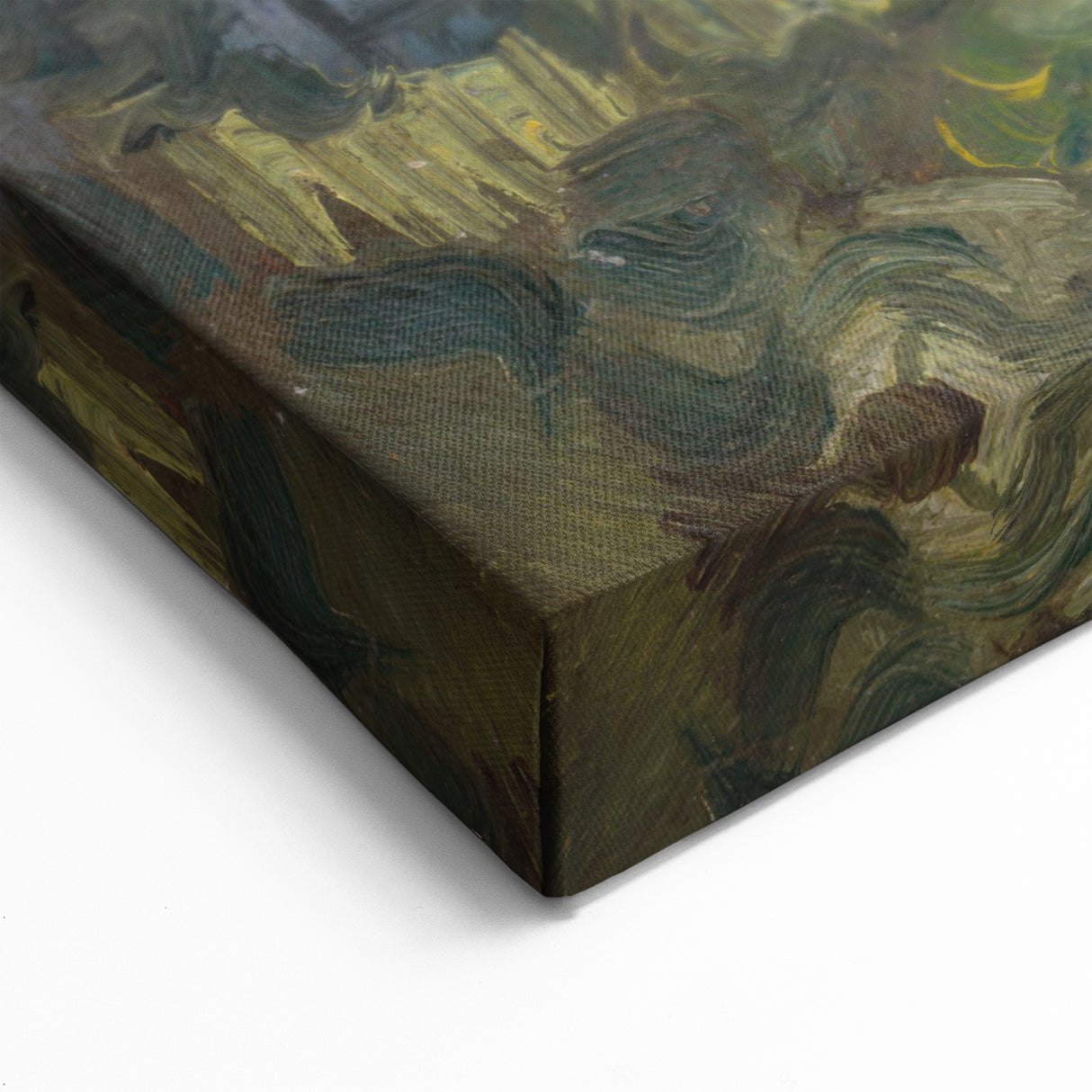Expressionist Forest Scene - Vibrant Little Houses Wall Art