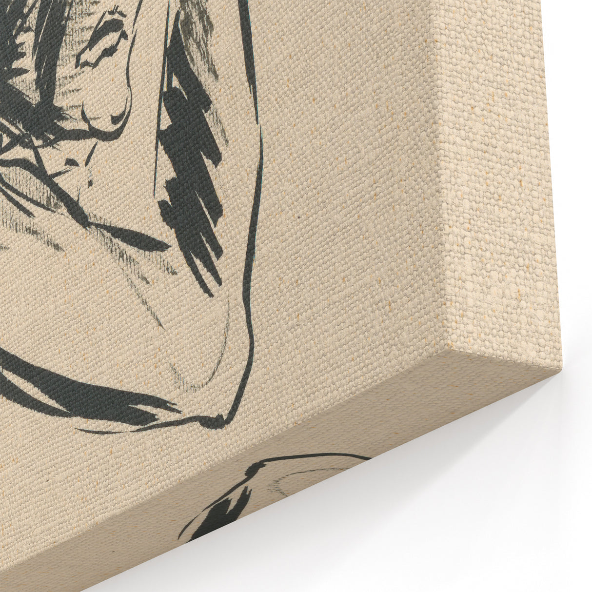 Lost in Thought - Minimalist Expressionist Sketch Wall Art