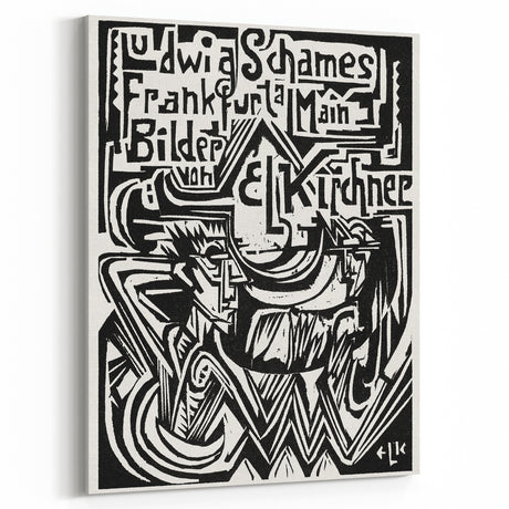 Ernst Ludwig Kirchner's Bold Typography - Expressionist Poster Art