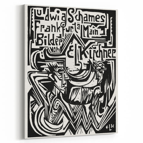 Ernst Ludwig Kirchner's Bold Typography - Expressionist Poster Art