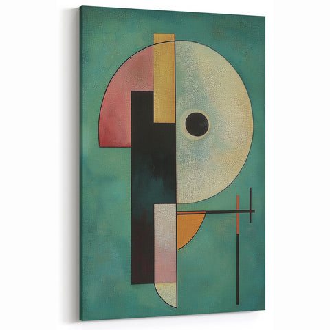 Modern Geometric Art Prints - Abstract Geometric Shapes Wall Decor