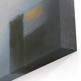 Modern Geometric Wall Art - Muted Gray and Gold Abstract Patterns