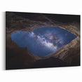 Starry Canyon Wall Art - Stunning Night Sky Canyon Canvas Prints Decor