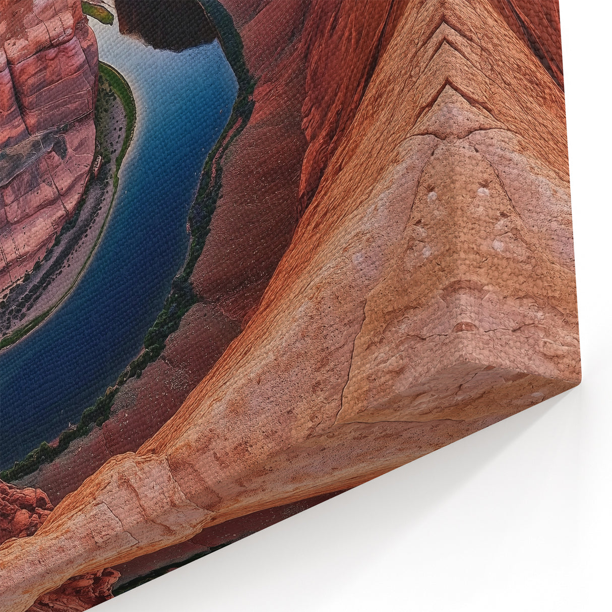 Scenic Canyon Art - Radiant Sunset Nature Landscape Canvas Prints