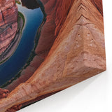 Scenic Canyon Art - Radiant Sunset Nature Landscape Canvas Prints