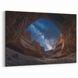 Cosmic Canyon Landscape Art - Starry Night Canyon Canvas Prints