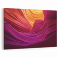 Vivid Abstract Canyon Art - Bold Sandstone Canvas Prints for Decor