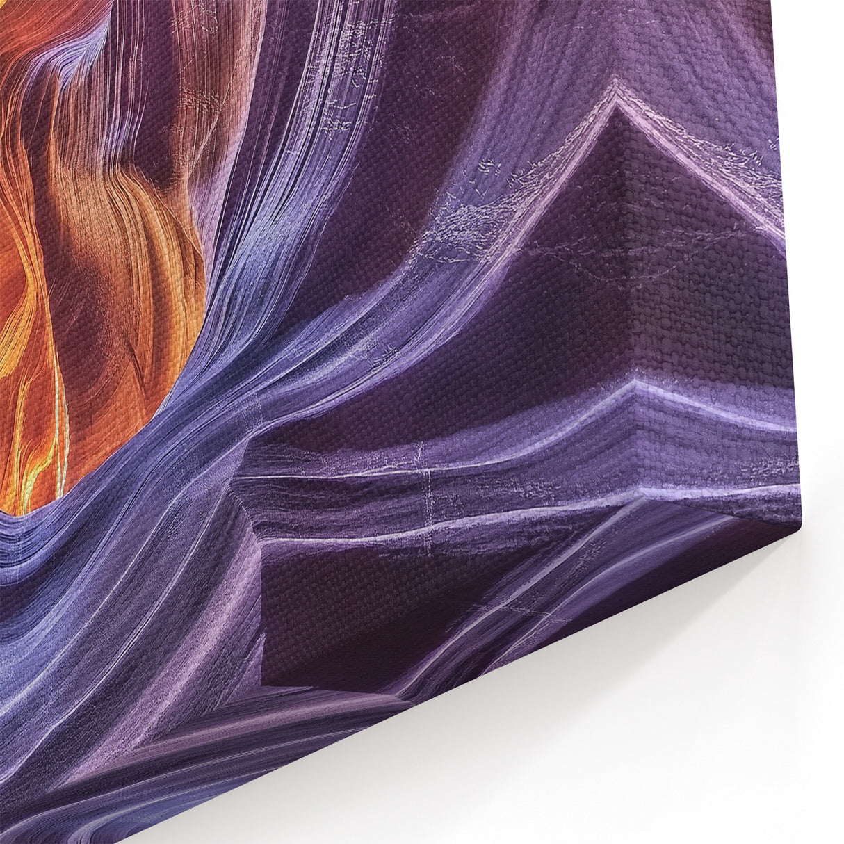 Illuminated Canyon Art - Vibrant Abstract Sandstone Canvas Prints
