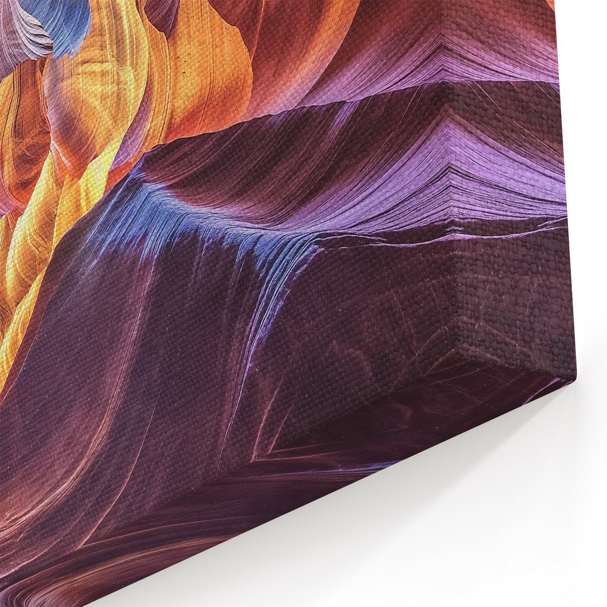 Ethereal Canyon Art - Vibrant Abstract Sandstone Canvas Prints
