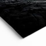 Monochrome Canyon Wall Art - Dramatic Black and White Canvas Prints