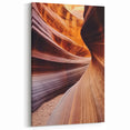 Golden Canyon Flow Art - Radiant Sandstone Abstract Canvas Prints