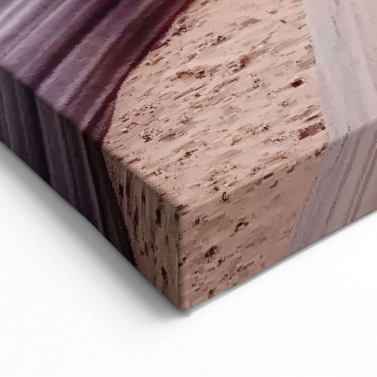 Golden Canyon Flow Art - Radiant Sandstone Abstract Canvas Prints