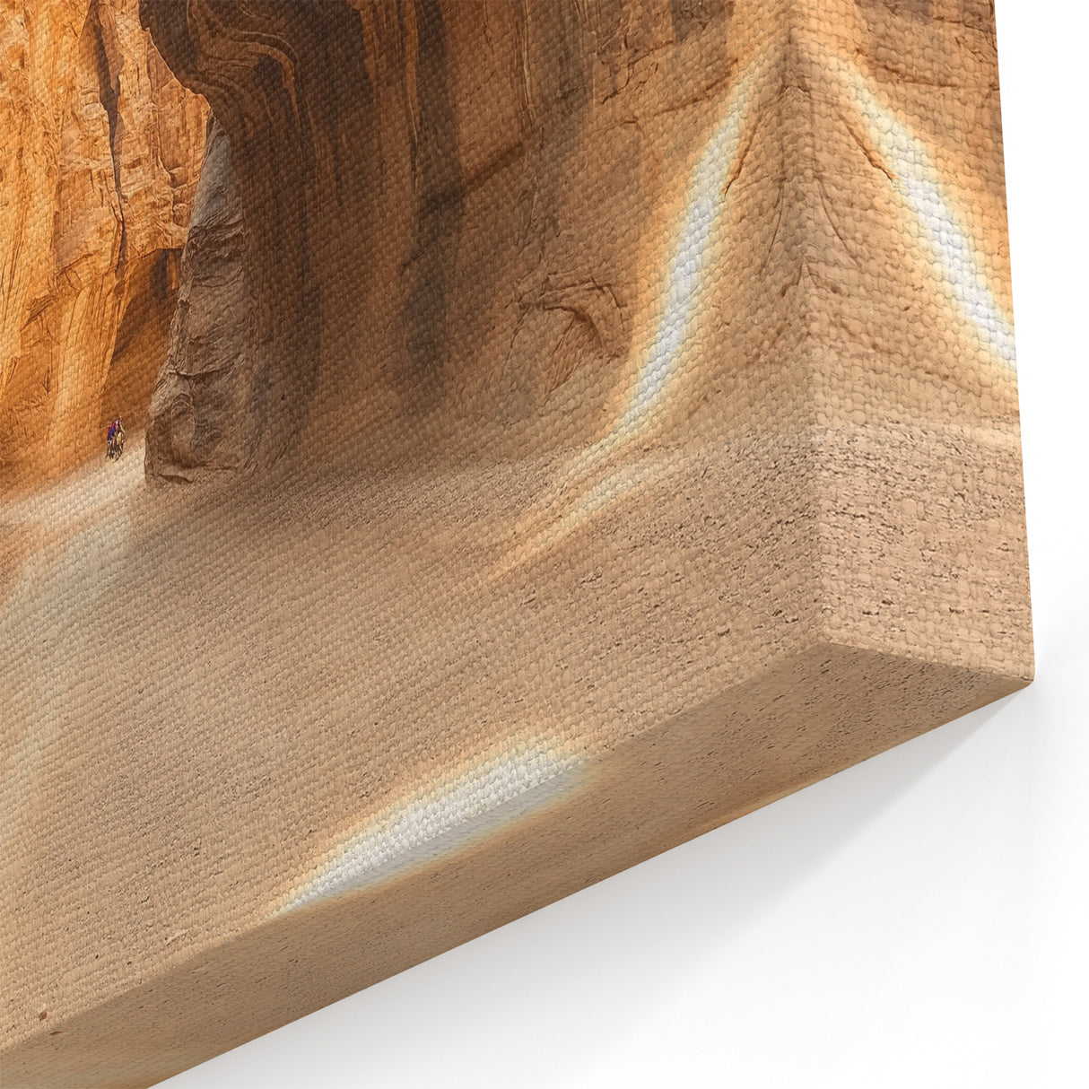 Desert Caravan Canyon Art - Serene Sandstone Canvas Prints