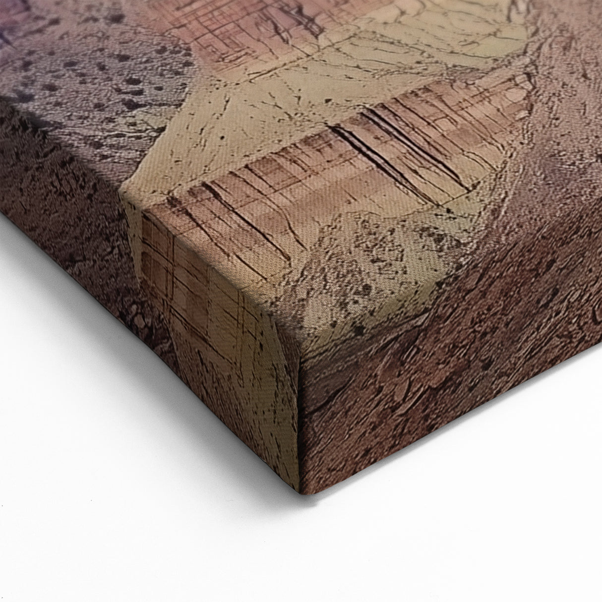 Layered Desert Canyon - Nature Canyon Wall Art for Tranquility