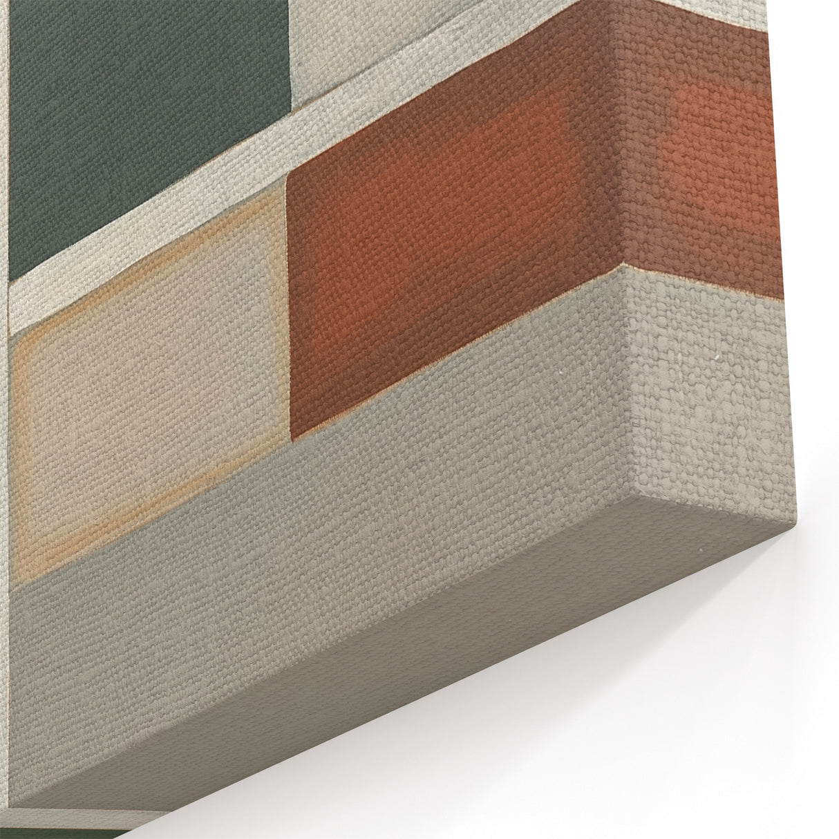 Modern Geometric Wall Art - Neutral and Earth Tone Abstract Design
