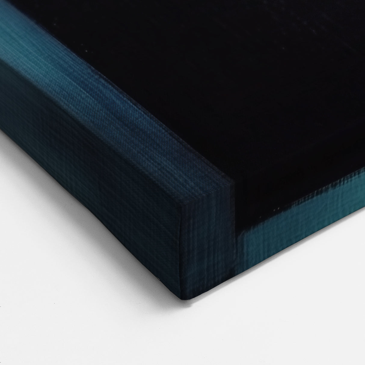 Abstract Geometric Wall Art - Teal and Violet Modern Artwork for Homes