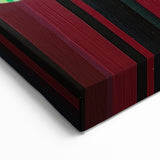 Vibrant Geometric Wall Art - Multicolor Circles and Striped Design