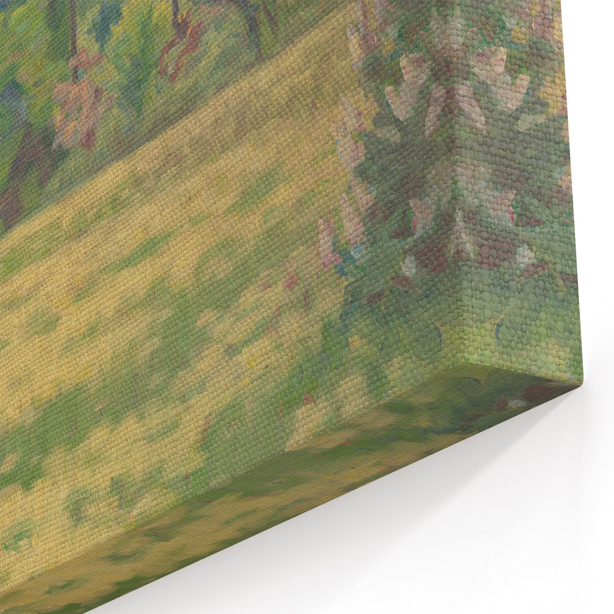 Modern Wall Art: Tranquil Countryside with Blooming Lilacs