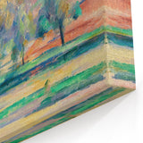 Modern Wall Art: Vibrant Autumn Landscape with Bold Brushstrokes