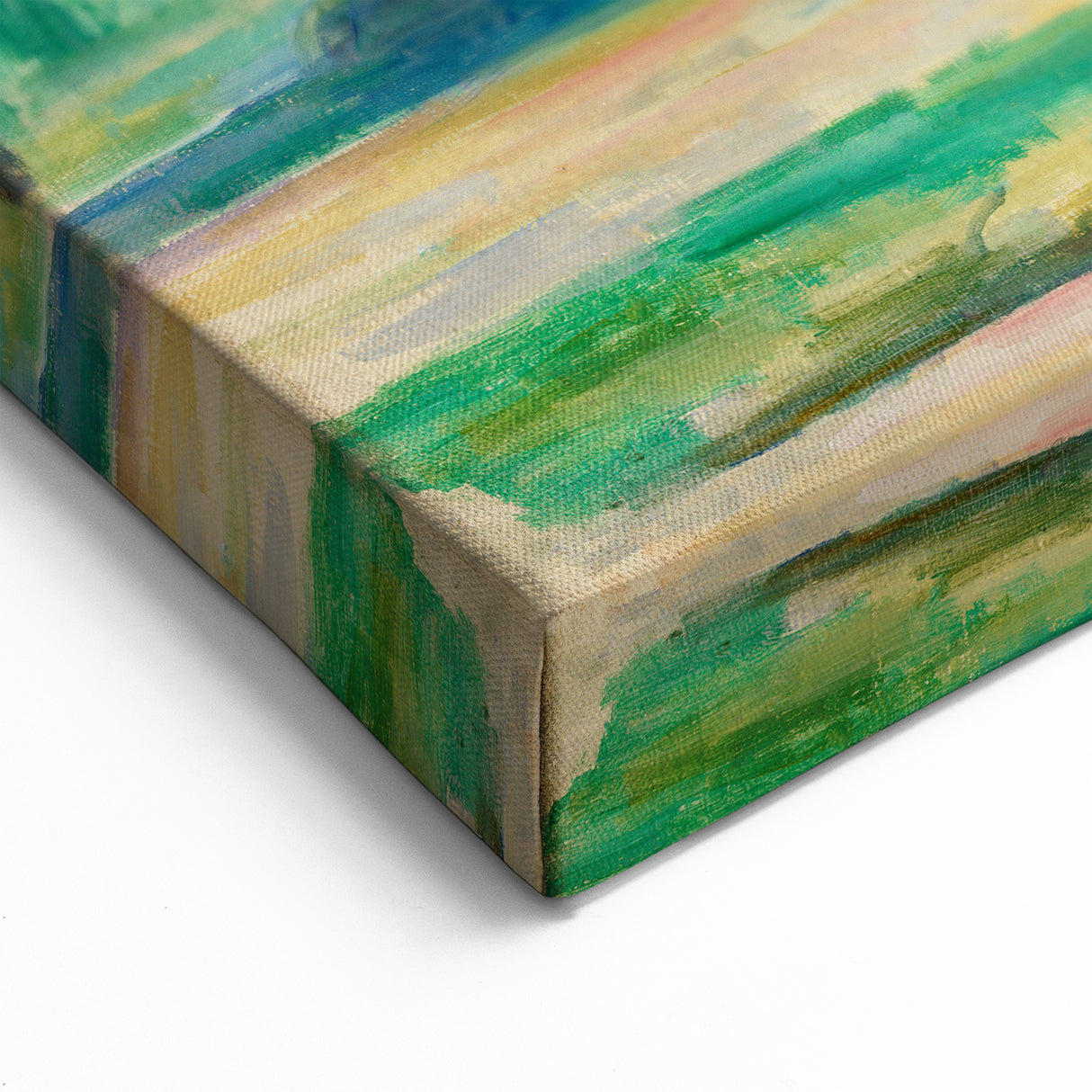 Modern Wall Art: Vibrant Autumn Landscape with Bold Brushstrokes