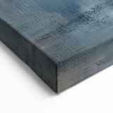 Abstract Geometric Wall Art - Soft Blue and White Minimalist Design