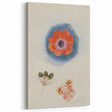 Modern Wall Art: Delicate Floral Study with Vibrant Colors