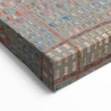 Modern Wall Art: Boy in Vibrant Mosaic-Inspired Fancy Dress
