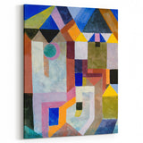 Modern Wall Art: Abstract Colorful Architecture by Paul Klee