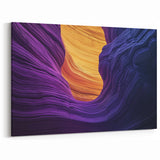 Abstract Canyon Wall Art - Scenic Canyon Canvas Prints for Decor