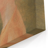 Modern Wall Art: Elegant Portrait of a Blind Man in Warm Tones