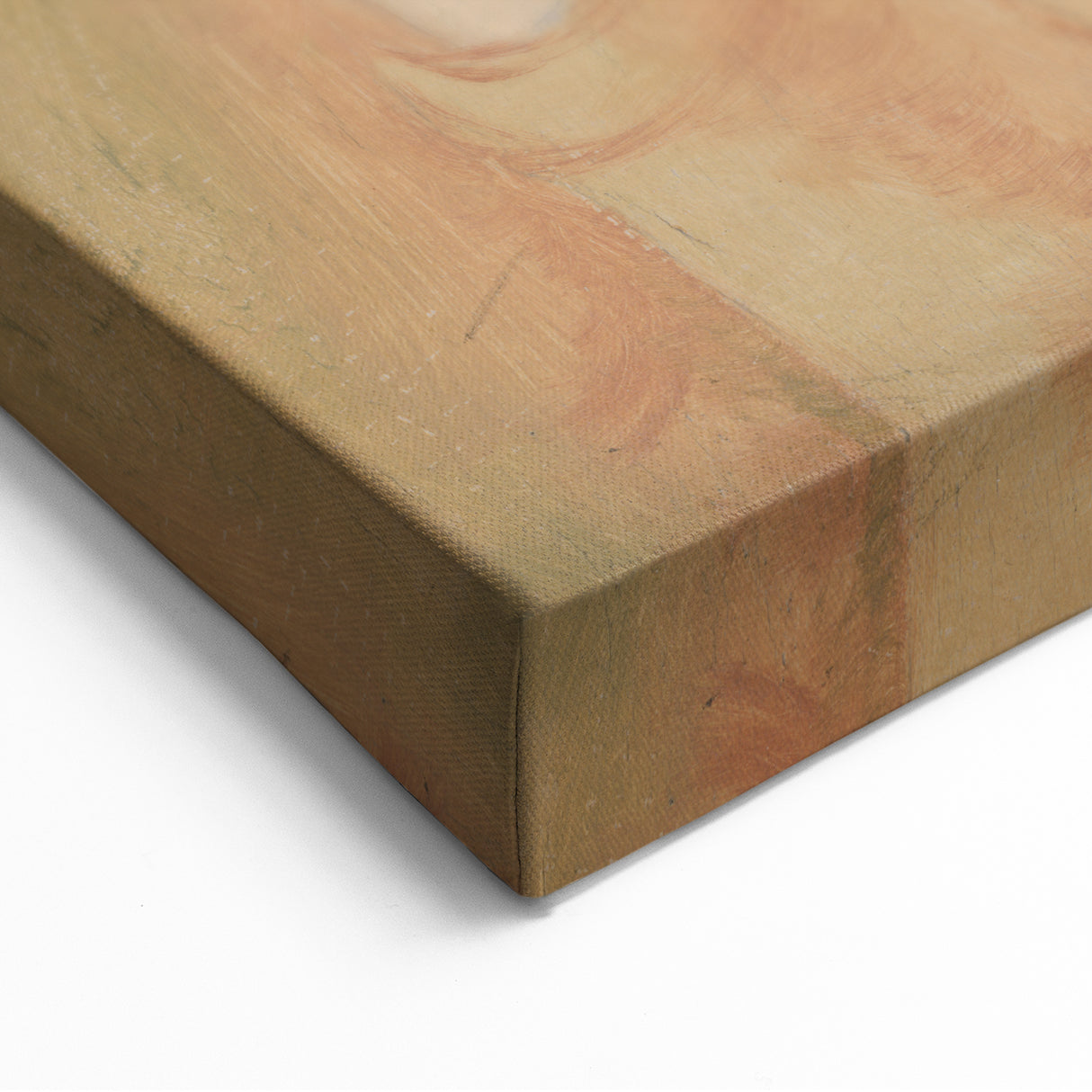 Modern Wall Art: Elegant Portrait of a Blind Man in Warm Tones